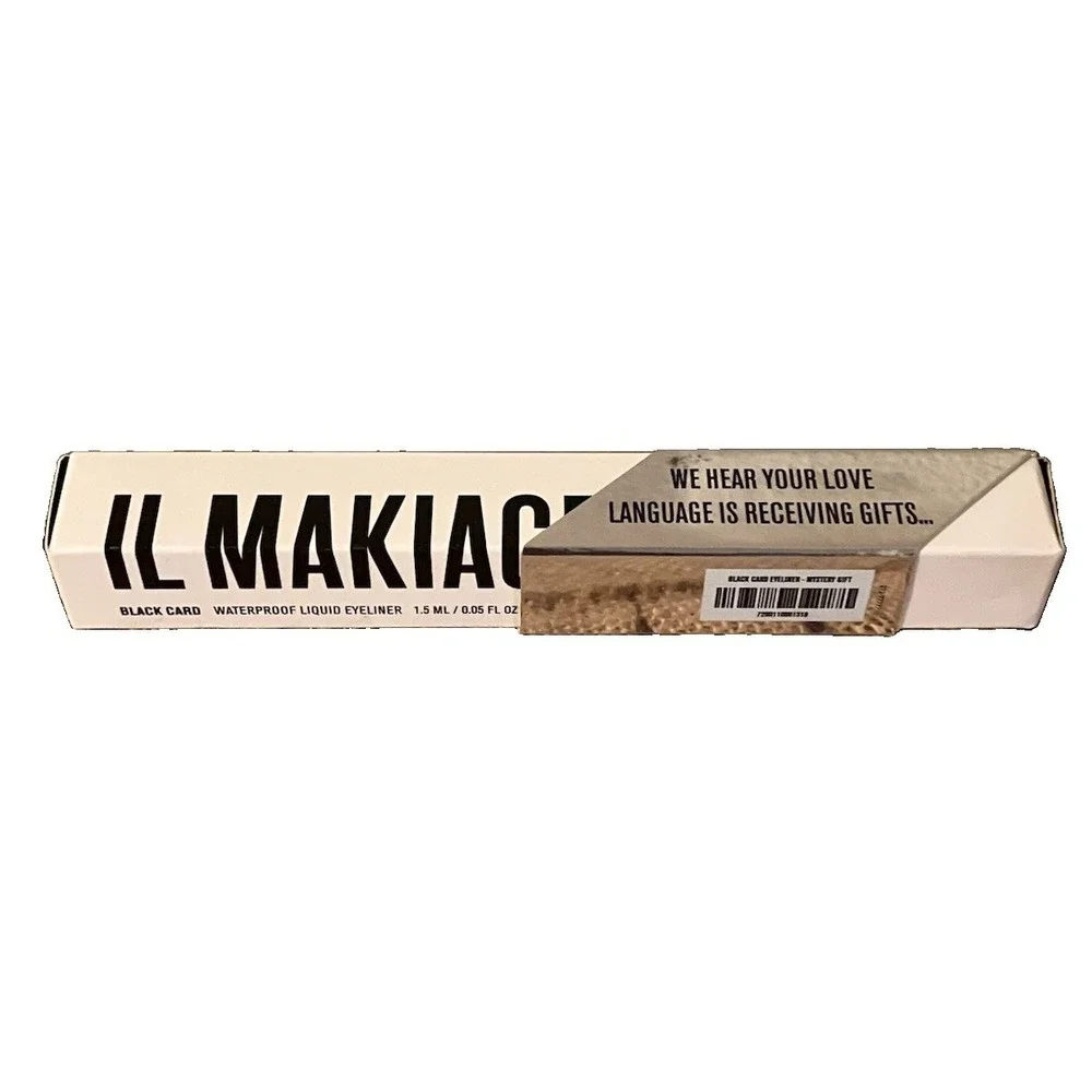 IL MAKIAGE Black Card Waterproof Matte Liquid Eyeliner Black NIB